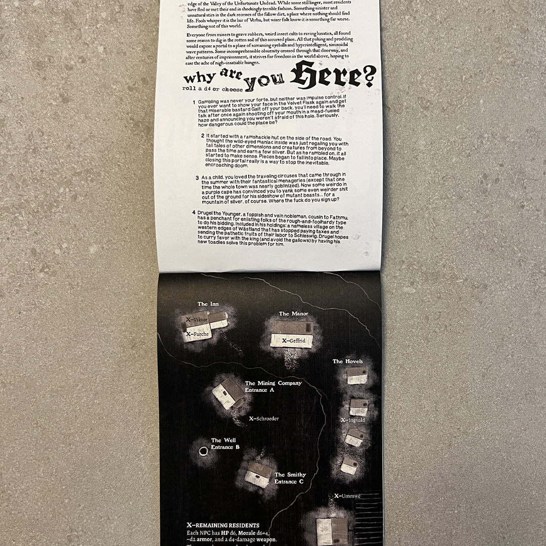 30 Days of MÖRK BORG, Adventure Chapbook Vol 5